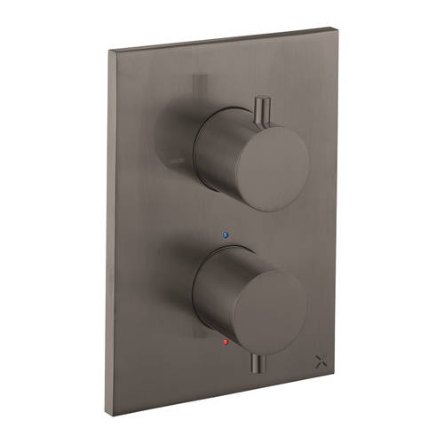 Additional image for Crossbox 1 Outlet Shower Valve (Slate).