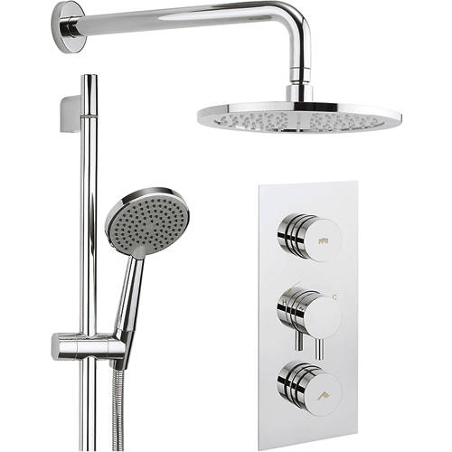 Additional image for Kia Thermostatic Shower Valve With Head, Arm & Handset.