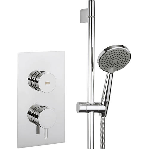 Additional image for Kai Thermostatic Shower Valve & Slide Rail Kit (1 Outlet).