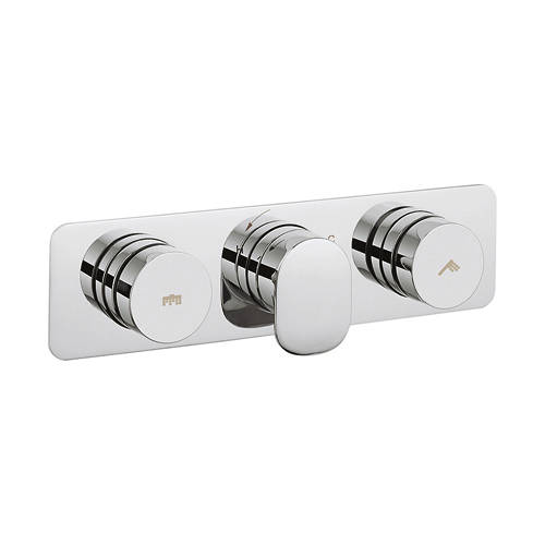 Additional image for Pier Push Button Thermostatic Shower Valve (2 Outlets).