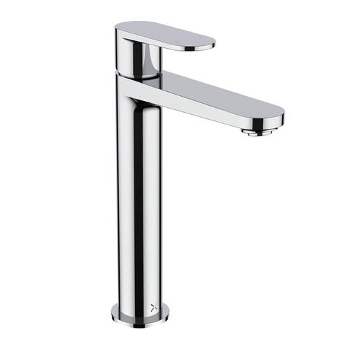 Additional image for Tall Basin Mixer Tap With Waste (Chrome).