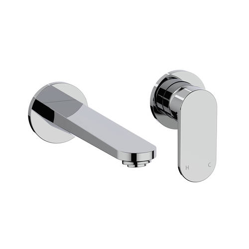 Additional image for Wall Mounted Basin Mixer Tap (Chrome).