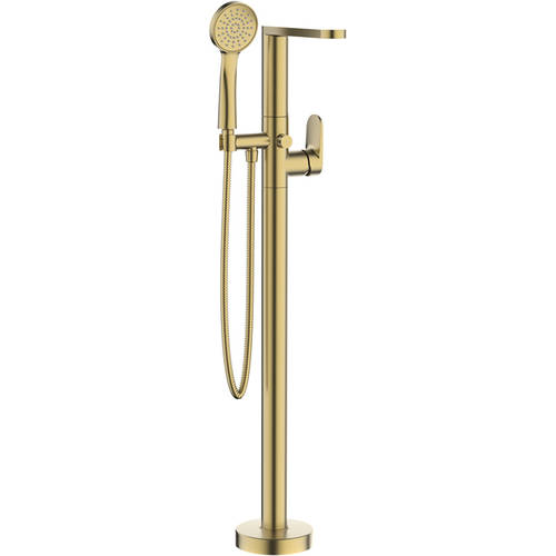 Additional image for Floor Standing Bath Shower Mixer Tap (Br Brass).