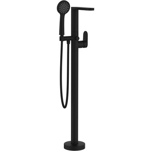 Additional image for Floor Standing Bath Shower Mixer Tap (M Black).