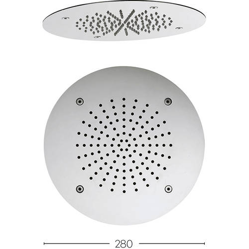 Additional image for Recessed Round Shower Head (280mm).