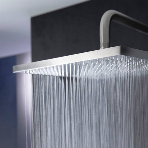 Additional image for 300 Square Shower Head (Brushed Stainless Steel).