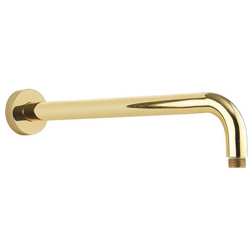 Additional image for Wall Mounted Shower Arm (Unlacquered Brass).