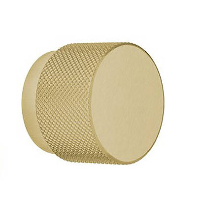 Additional image for 1 x Knurled Furniture Handles (Brushed Brass).