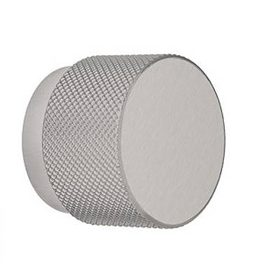 Additional image for 1 x Knurled Furniture Handles (Brushed Stainless Steel).