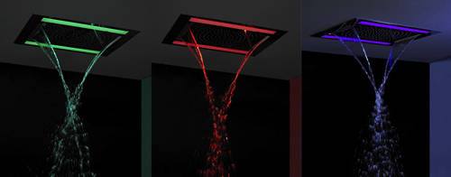 Additional image for Rio Revive Shower Head & LED Lights (600x400mm).