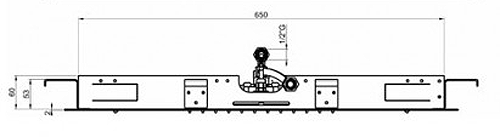 Additional image for Multifunction Shower Head With LEDs 380x700mm.