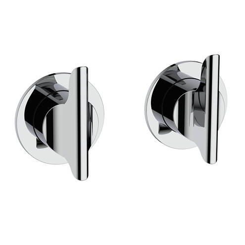 Additional image for Concealed Shower Valve With 2 Outlets (Chrome).