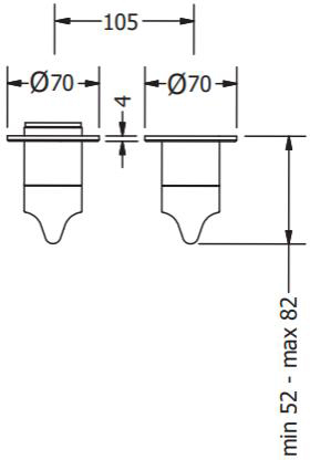 Additional image for Concealed Shower Valve With 3 Outlets (Chrome).