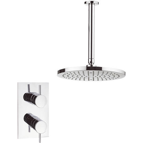 Additional image for Thermostatic Shower Valve, 250mm Round Head & Arm.