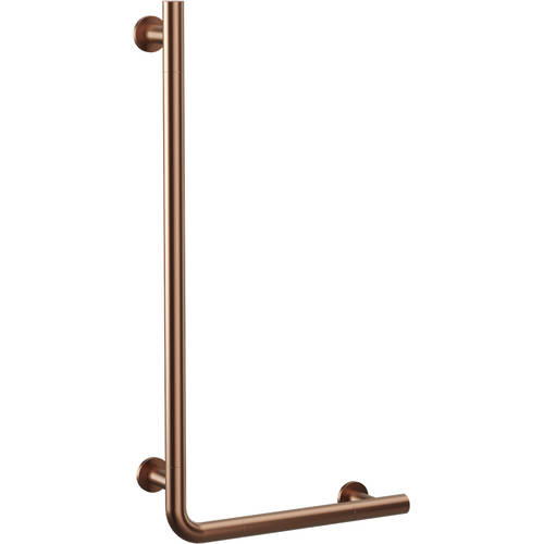 Additional image for Right Angled Grab Bar (Brushed Bronze).