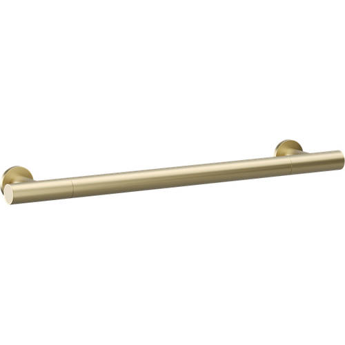 Additional image for Straight Grab Bar 600mm (Brushed Brass).