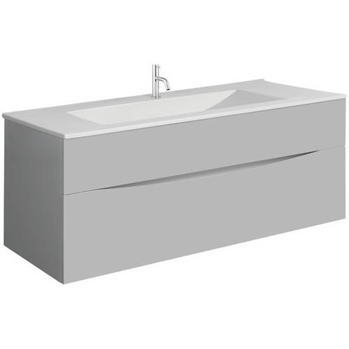 Additional image for Vanity Unit With Ceramic Basin (1000mm, Storm Grey, 1TH).