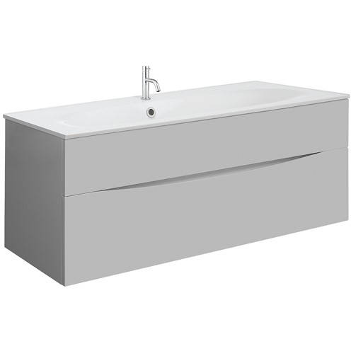 Additional image for Vanity Unit With White Cast Basin (1000mm, Storm Grey, 1TH).