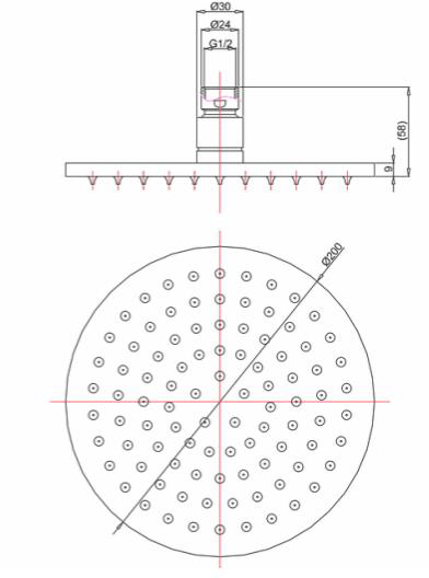 Additional image for 2 Outlet 3 Handle Shower Bundle (Chrome).