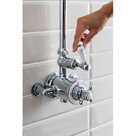Additional image for Thermostatic 1 Outlet Shower Kit (Nickel).
