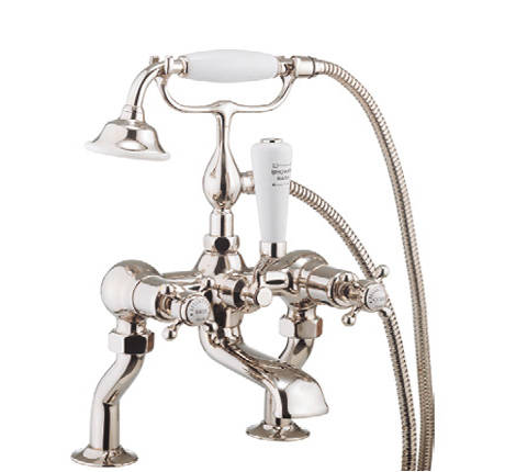 Additional image for Bath Shower Mixer Tap (Crosshead, Nickel).
