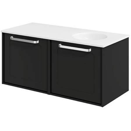 Additional image for Framed Vanity With RH Basin (1000mm, M Black).