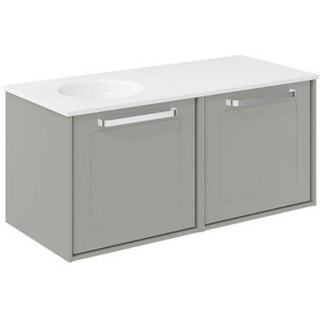 Additional image for Framed Vanity With LH Basin (1000mm, S Grey).