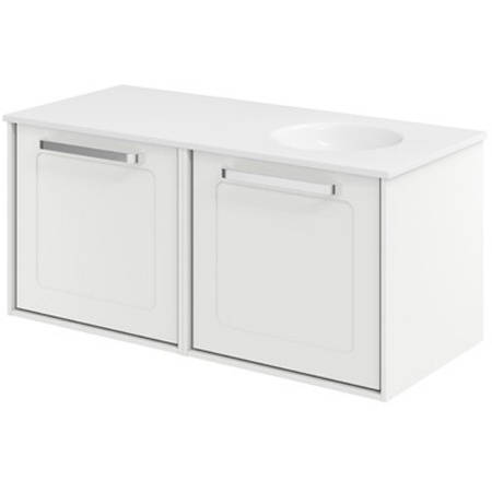 Additional image for Framed Vanity With RH Basin (1000mm, M White).