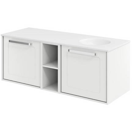Additional image for Framed Vanity Unit With RH Basin (1200mm, M White).