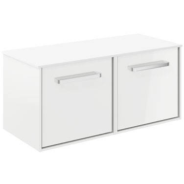 Additional image for Vanity Unit With White Top (1000mm, Gloss White).