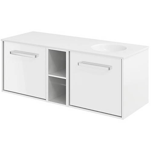 Additional image for Vanity Unit With RH Basin (1200mm, Gloss White).