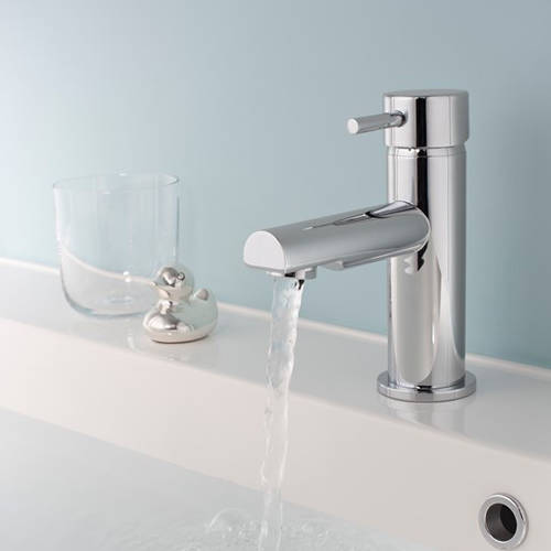 Additional image for Basin Mixer & Thermostatic Floor Standing BSM Tap Pack.