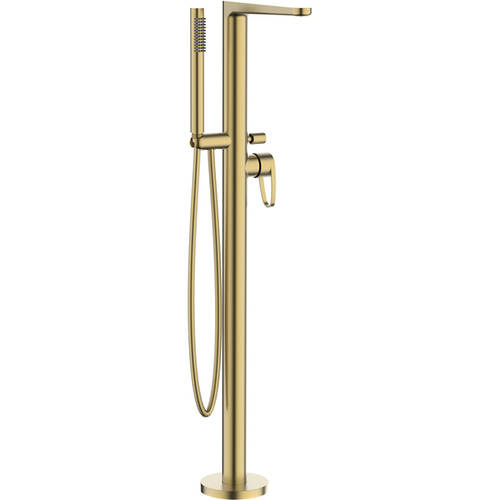 Additional image for Floor Standing Bath Shower Mixer Tap (Br Brass).