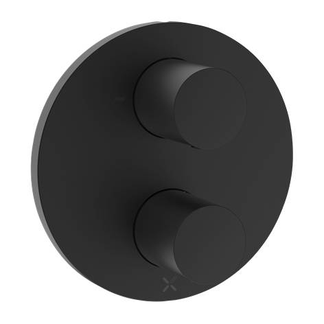 Additional image for Crossbox 1 Outlet Shower Valve (M Black).