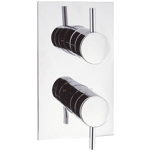 Additional image for Thermostatic Shower Valve (1 Outlet, Chrome).