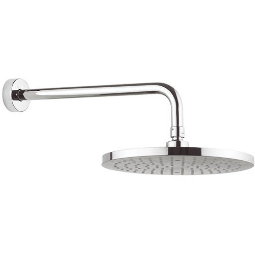 Additional image for Round Shower Head & Wall Arm (250mm).