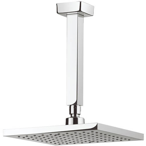 Additional image for Square Shower Head & Ceiling Arm (200x200mm).
