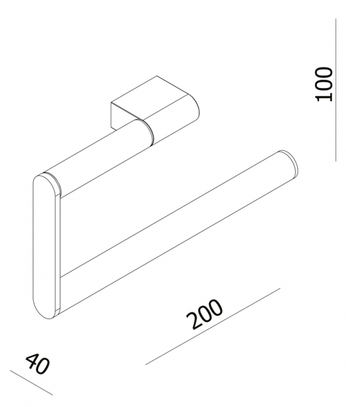 Additional image for Wall Mounted Bathroom Accessories Set (Pack A4).