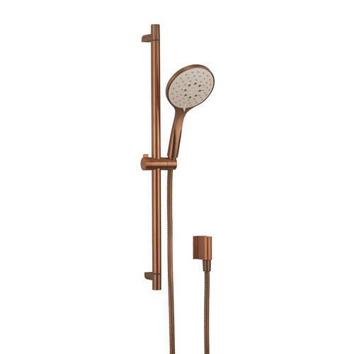 Additional image for Slide Rail Shower Kit (Brushed Bronze).