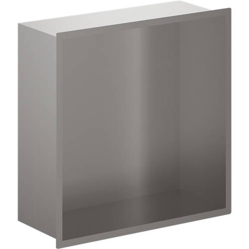 Additional image for Shower Niche (305x305mm, Brushed Steel).