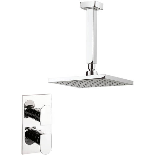 Additional image for Thermostatic Shower Valve, 200mm Square Head & Arm.