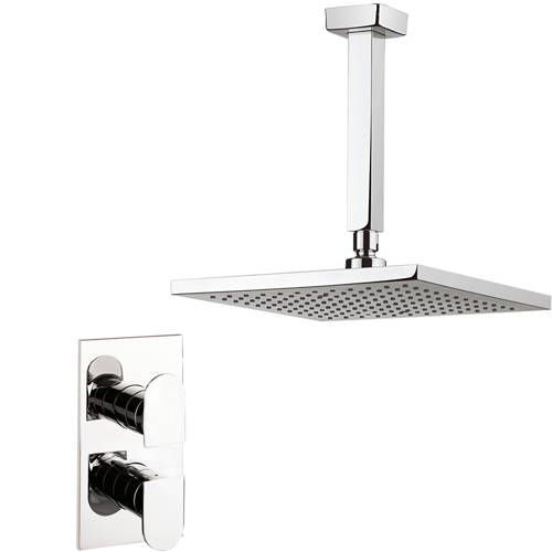 Additional image for Thermostatic Shower Valve, 250mm Square Head & Arm.