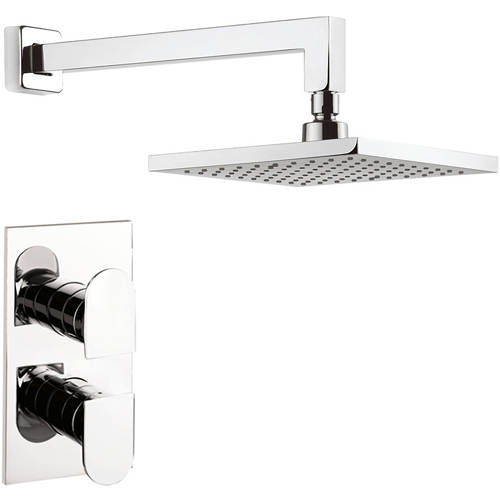 Additional image for Thermostatic Shower Valve, 200mm Square Head & Arm.