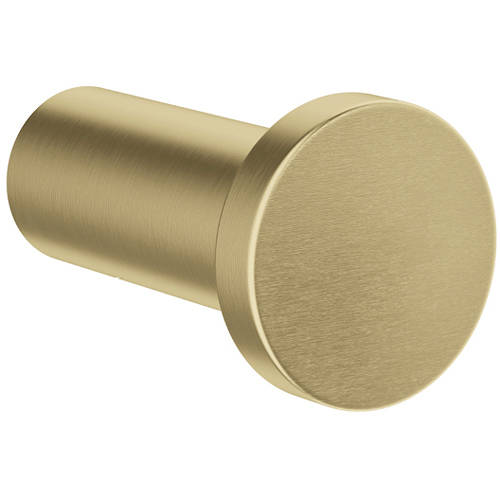 Additional image for Robe Hook (Brushed Brass).