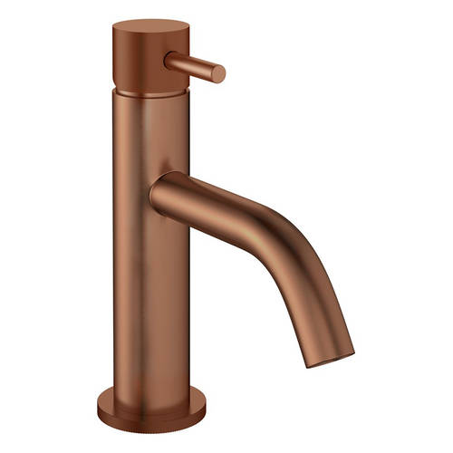 Additional image for Basin Mixer Tap With Knurled Handle (B Bronze).