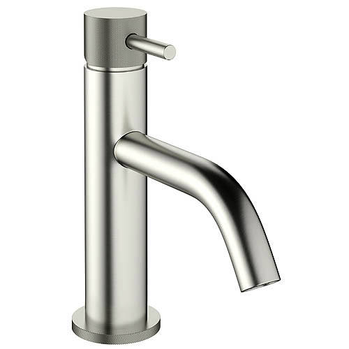 Additional image for Basin Mixer Tap With Knurled Handle (S Steel).
