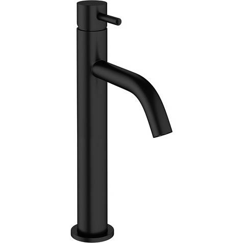 Additional image for Tall Basin Mixer Tap With Lever Handle (Matt Black).