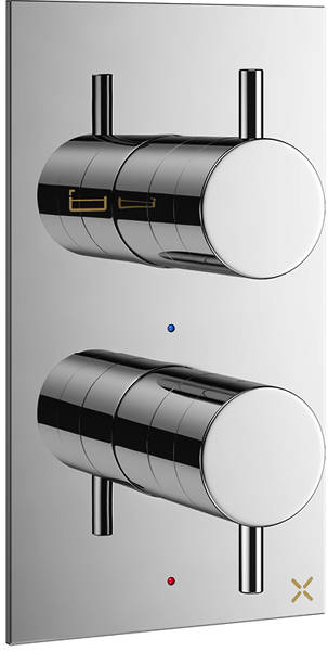 Additional image for Thermostatic Shower Valve (2 Way Diverter, Chrome).