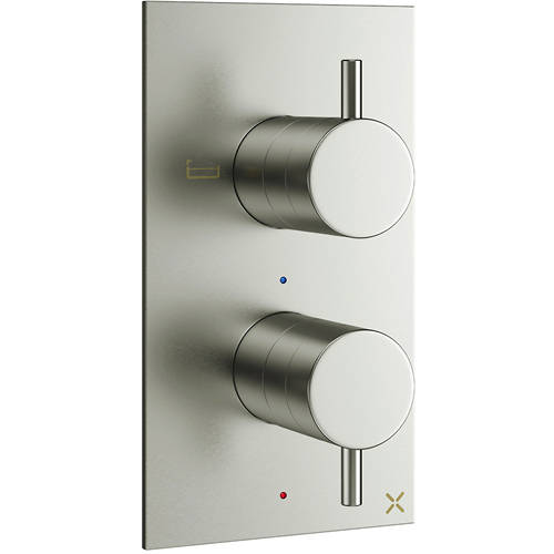 Additional image for Thermostatic Shower Valve (2 Way Diverter, S Steel).