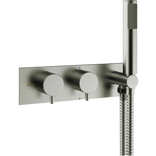 Additional image for Thermostatic Shower Valve With Handset (S Steel).
